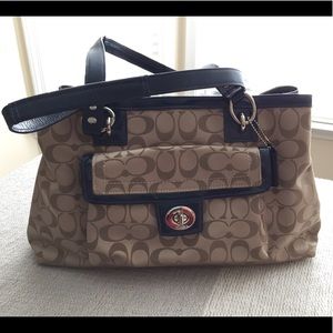 Coach logo purse